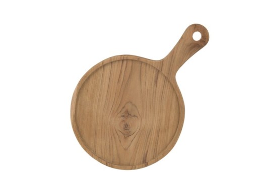 J-Line Round cutting board - wood - natural - M