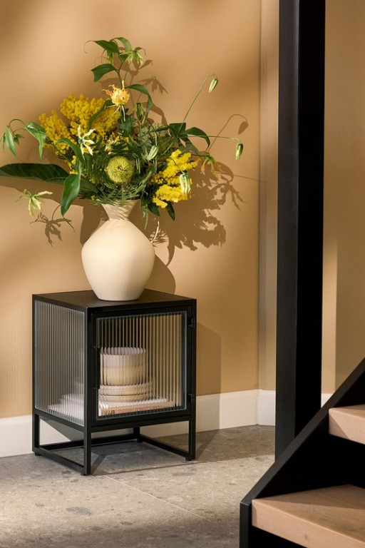 Clifton storage cupboard with doors - L38 x B35 x H50 cm - Metal - Black