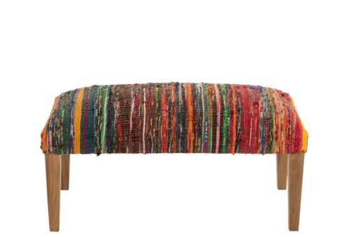 J-Line Sofa Chindi Wood/Textile Mix