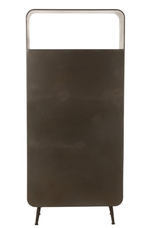 J-Line cabinet High cabinet - 3 drawers - wood/metal - natural/black