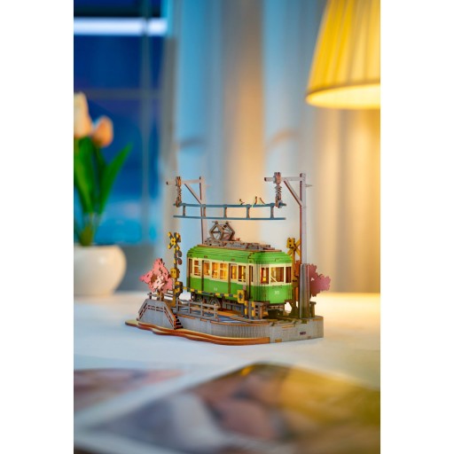 Robotime, DIY 3D Houten Modelbouwpakket, Sakura Journey, TGS02, 23,2x14x16,7cm