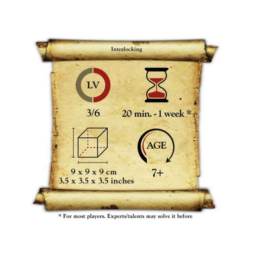 Breinbreker Interlocking, Logica Giochi, LG378, 8x8x8cm