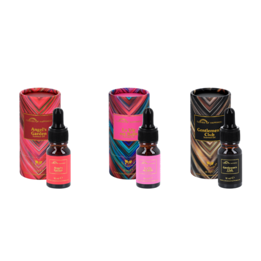 Scented Oils Set | La Vie est Belle, Angels Garden & Gentleman's Club | 100% Natuurlijk