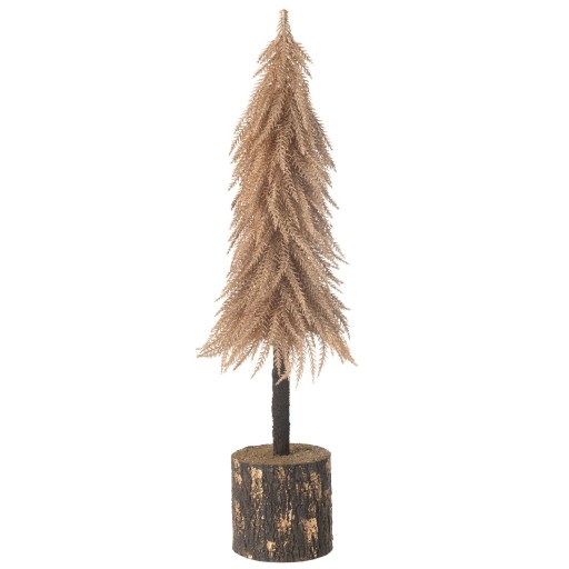 J-Line decoratie kerstboom - kunststof - koper - large