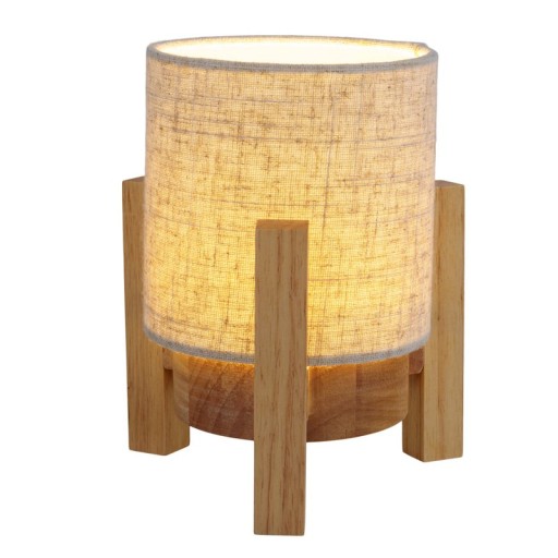 Ackitical lamp "Madita" 19 cm high, in white/nature, with integrated LED, dimmable with touch sensor