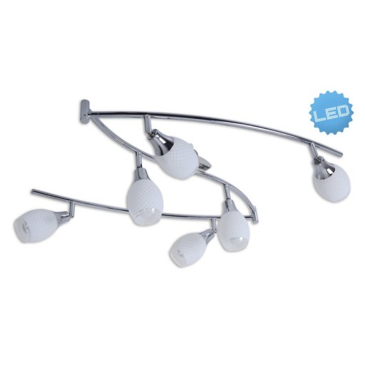 6 LED wall and ceiling rails "Rome"