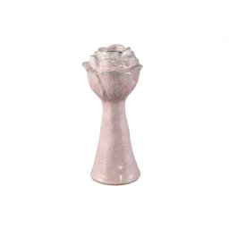 Minerva Light Pink Ceramic Flower Shaped Vase L