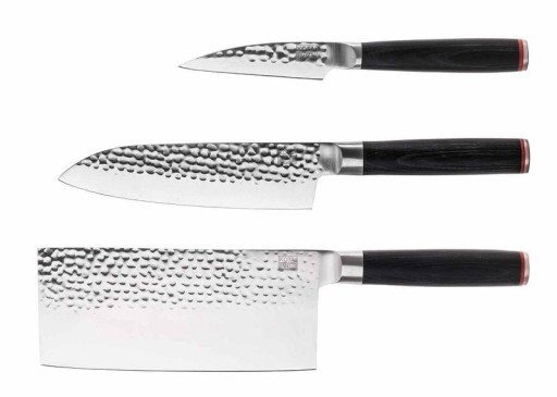 Messenset – 3-delige Set | Asian Essential | Schilmes, Santoku & Hakmes