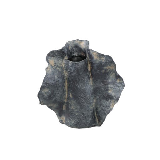 Aleigha Black Ceramic Organic Shaped Vase M