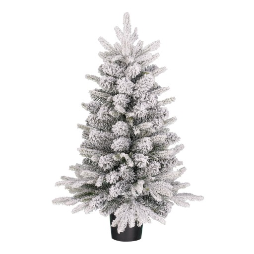 Grimshaw Kunstkerstboom 90 cm | Groen met Kunstsneeuw | Black Box Trees - Product afbeelding