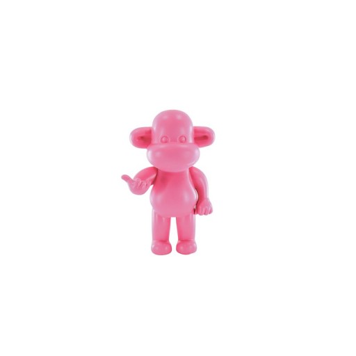 Ornament - Hang Loose Monkey Figurine 'The Legend' - Polyresin - Pink - 33x21x50cm