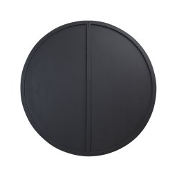 Zapp Black MDF Carved Wallpanel Gold Round