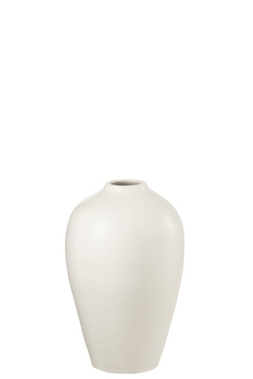 J-Line vase - ceramic - white - small - 35.00 cm high