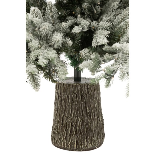 J-Line Kerstboom+Sneeuw 3000Led Lichtjes Plastiek Wit
