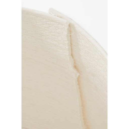 Kerstboomrok met Hart - L50 x B50 x H26 cm - Papier, Vilt - Wit, Zwart