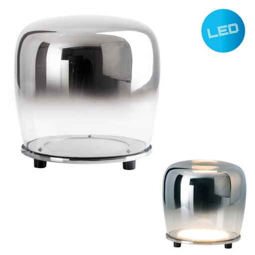 LED table lamp "Smoky" D: 18cm