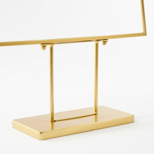 Decoratie Kerstboom - L34 x B12 x H90 cm - IJzer - Goud