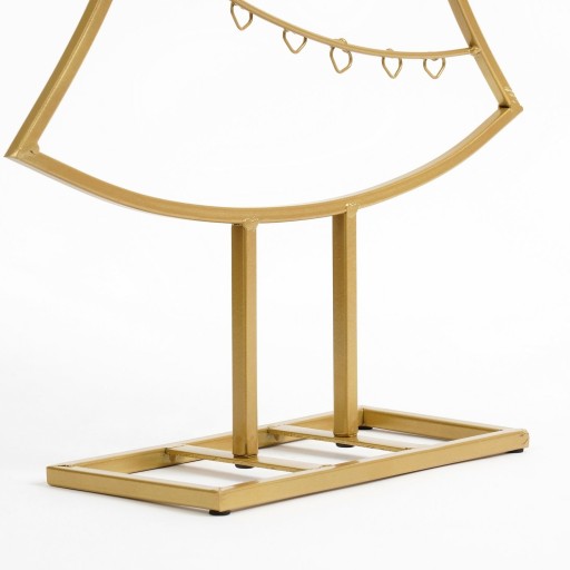 Decoratie Kerstboom - L40 x B12 x H79 cm - IJzer - Goud