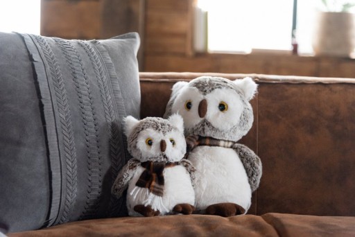 J-Line cushion Board Square - leather - gray