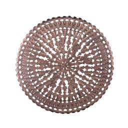 Xavery Copper Round Iron Wall Panel Carved Look L