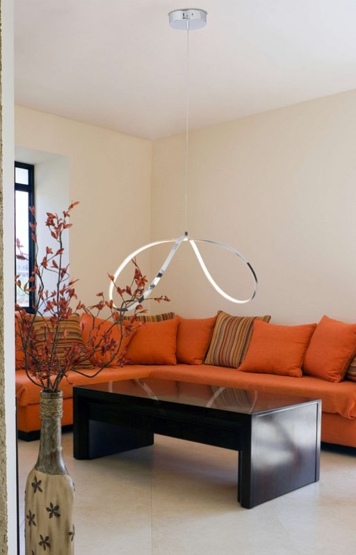 LED pendant lamp "Loop Line"