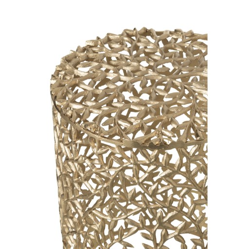 J-Line S/2 Bijzettafel Aluminium Goudkleurig