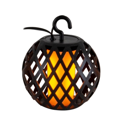 Solar ball chain including flame effect "Fogo"