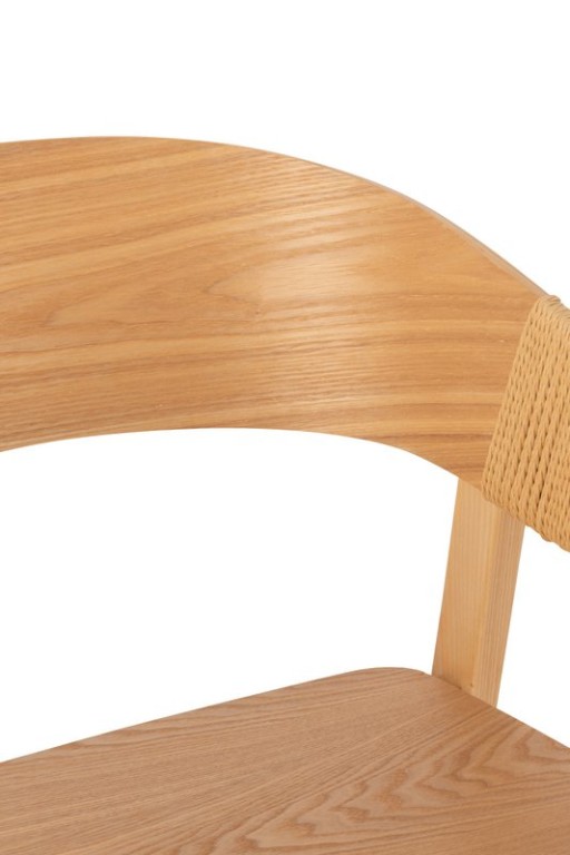 J-Line Chair Naga Ash Wood/Rope Natural
