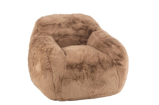 J-Line Sofa Cutie Polyester Taupe Small