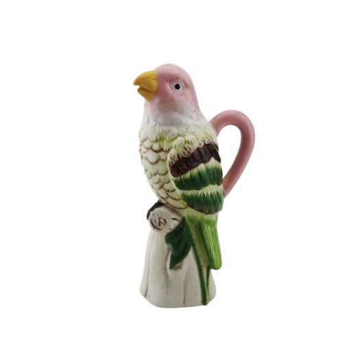 VASE- Bird-dolomiet-roze-12*9*23cm