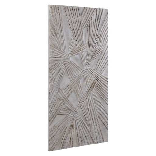 Raihan Cream Rect. Mdf Wall Panel Knotted Look