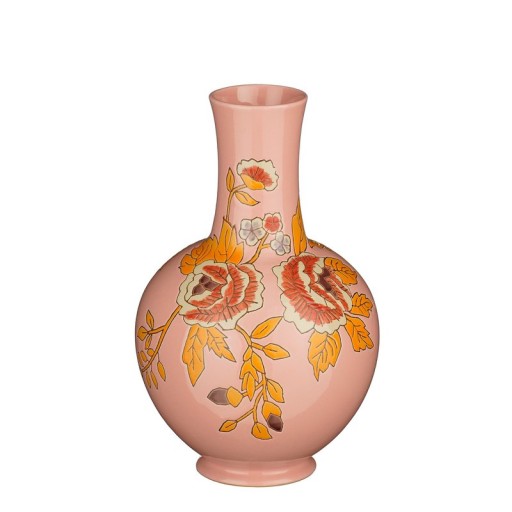 Eloise Vase - H36 x Ø22 cm - Ceramics - Pink