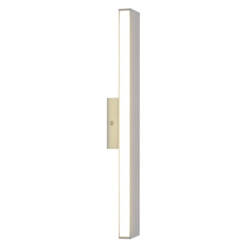 LED wall lamp "Dubai", modern wall lamp made of aluminum and plastic with firmly built -in LEDs, 45 cm long or high. Ideal for the illumination of entrance areas, corridors, for structuring large wall surfaces