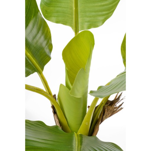 Kunst Bananenplant - H120 x Ø70 cm - Groen