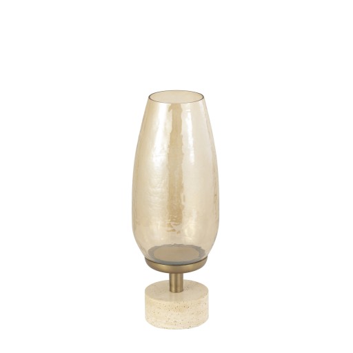 Sajeth Brass Luster Glass Stormlight On Base M