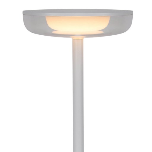 Cordless tablet light "Pasi" for outside and inside, made of metal and plastic in white, dimmable, with touch and memory function, approx. 26 cm high
