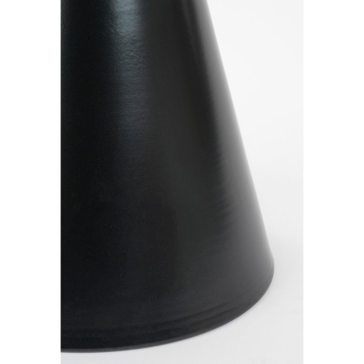 Jim Bijzettafel - H45 x Ø31 cm - IJzer - Zwart