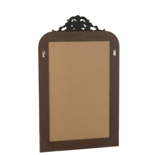 J-Line spiegel Ema - hout - zwart