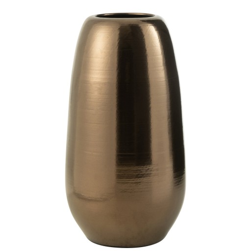 J-Line vase - porselein - goud - extra large - 70 cm hoog