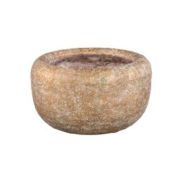 Skye-Leigh Taupe Cement Pot Round L