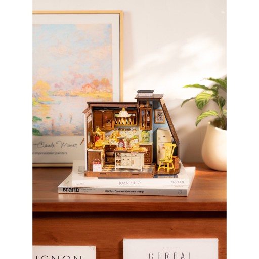 Robotime, DIY Huisje Kitchen, DG172, 22x15,x18,5cm