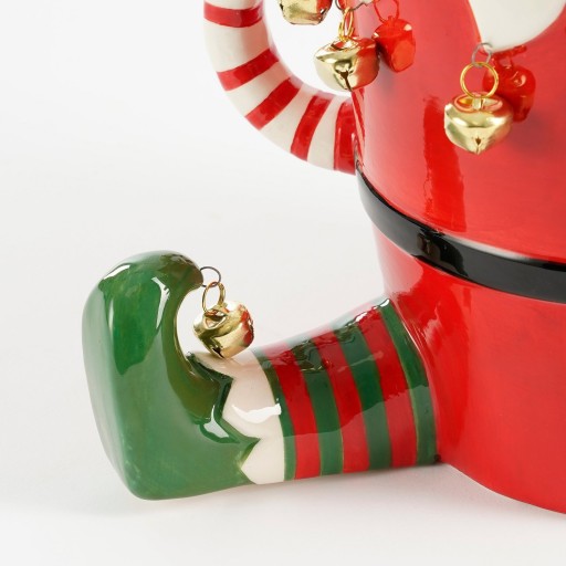 Funny Bloempot - L29 x B18 x H17 cm - Dolomiet - Rood