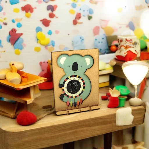 Pop -up art - Andy Westface - Never Stop Dreaming - (Koala) - Komoni - AW9