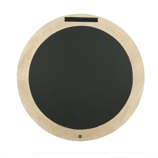 Noam Natural Mango Wood Round Mirror L