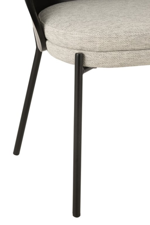 J-Line Chair Lone Plywood/Metal Black/Grey
