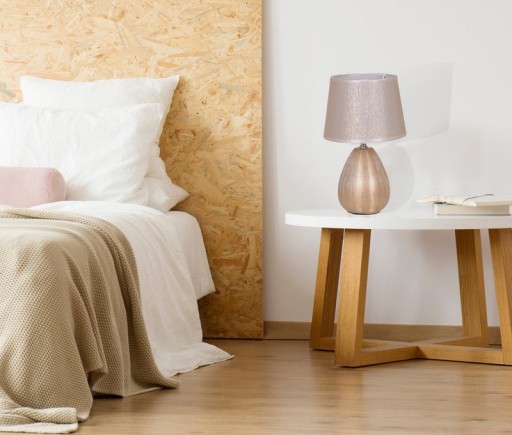 Ceramic table lamp "Simply Ceramics", table lamp made of ceramic, gold, with E14 version, for dining room, living room, hallway or office, 31 cm high