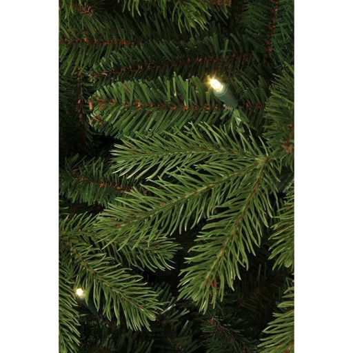Brampton Kunstkerstboom Slim met LED Verlichting - H215 x Ø125 cm - Groen
