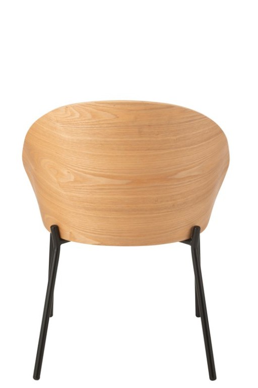 J-Line Chair Lone Plywood/Metal Natural/Beige