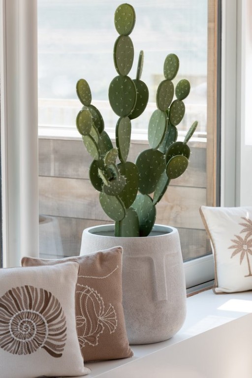 J -Line Flowerpot Moai - Ceramics - White - 3 pieces - Ø 44 cm