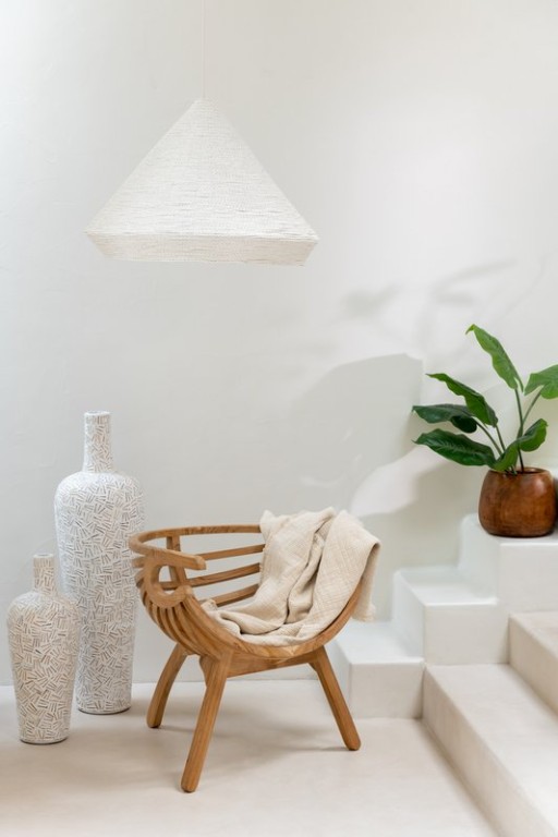 J-Line Chair Crab Teak Wood Natural